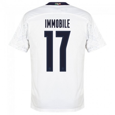 Italië Immobile 17 Uit Shirt EK 2020